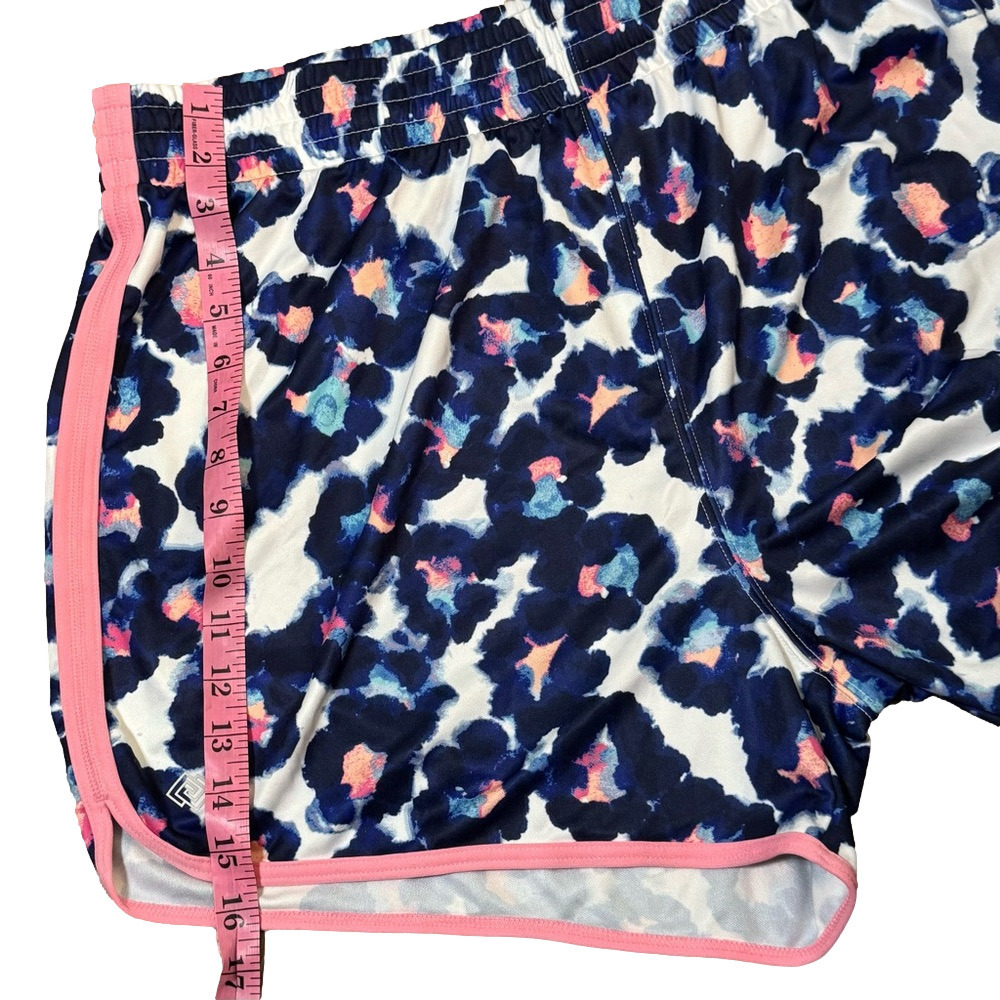 Zelos Blue Leopard Animal Print Athletic Leisure Shorts Women Size XL - Picture 10 of 10